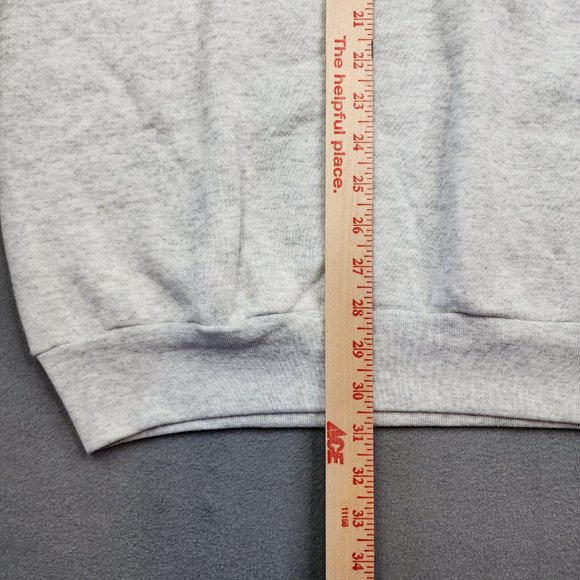 Vtg 90's Sweatshirt Mens XXL Gray Spring Hope NC Primary Teacher Student School - Picture 6 of 8